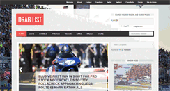 Desktop Screenshot of draglist.com